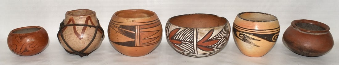 LOT (6) AMERICAN INDIAN POTTERY INCL. 19/20TH C. (1 of 20)