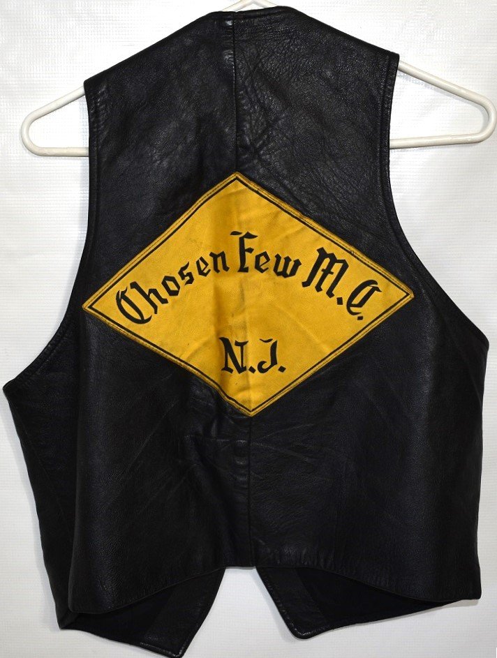 STEVE BOQUE'S LEATHER MOTORCYCLE CLUB VEST, C. 1960 (1 of 7)