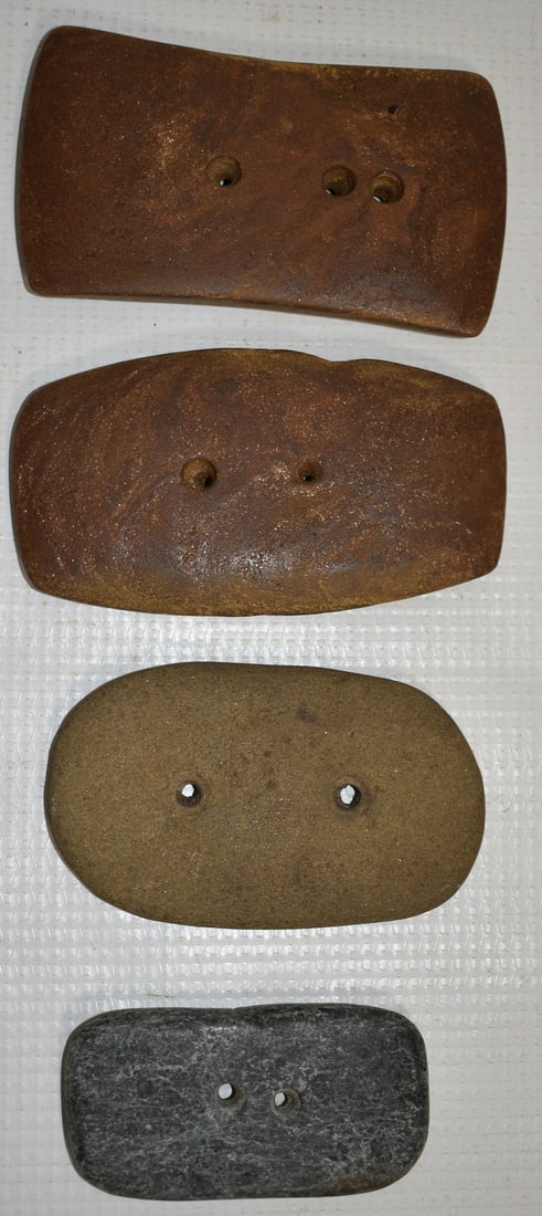 LOT (4) AMERICAN INDIAN GORGETS (1 of 13)