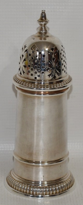 LONDON STERLING SILVER MUFFINEER/SUGAR SHAKER (1 of 7)
