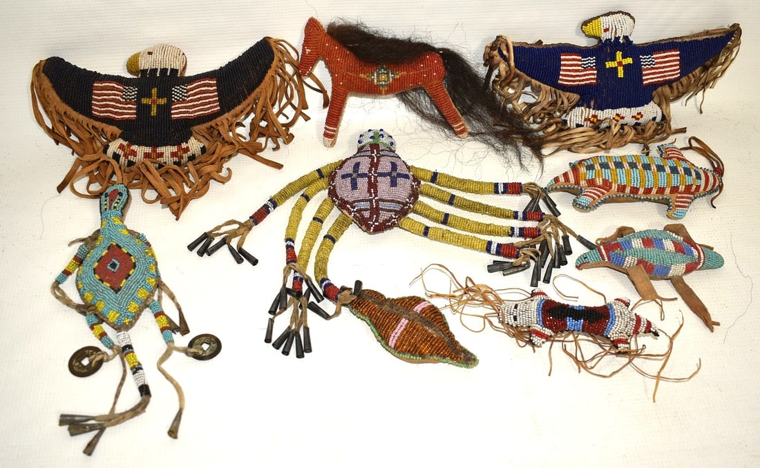 (9) AMERICAN INDIAN TRADING POST ANIMALS, EARLY 20TH C. (1 of 10)