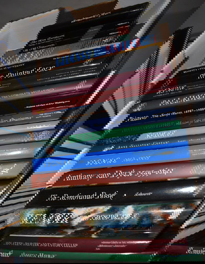 LOT ASSORTED ART REFERENCE BOOKS (1 of 4)