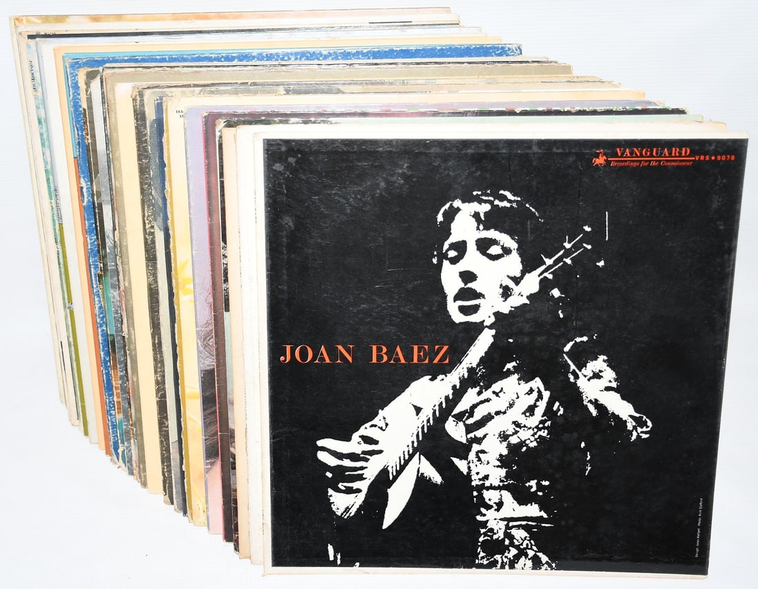 31 VINT. FOLK/SOFT ROCK/COUNTRY RECORDS INCL. JOAN BAEZ (1 of 10)