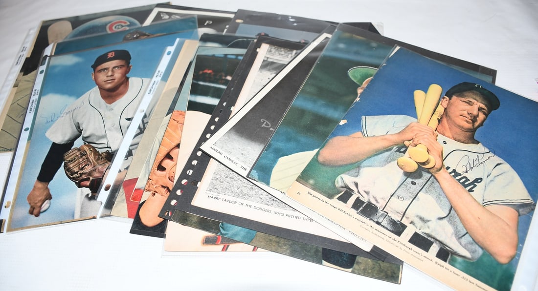LG. LOT ASST. VINTAGE AUTOGRAPHED PHOTOS/MAGAZINE CUTS (1 of 14)