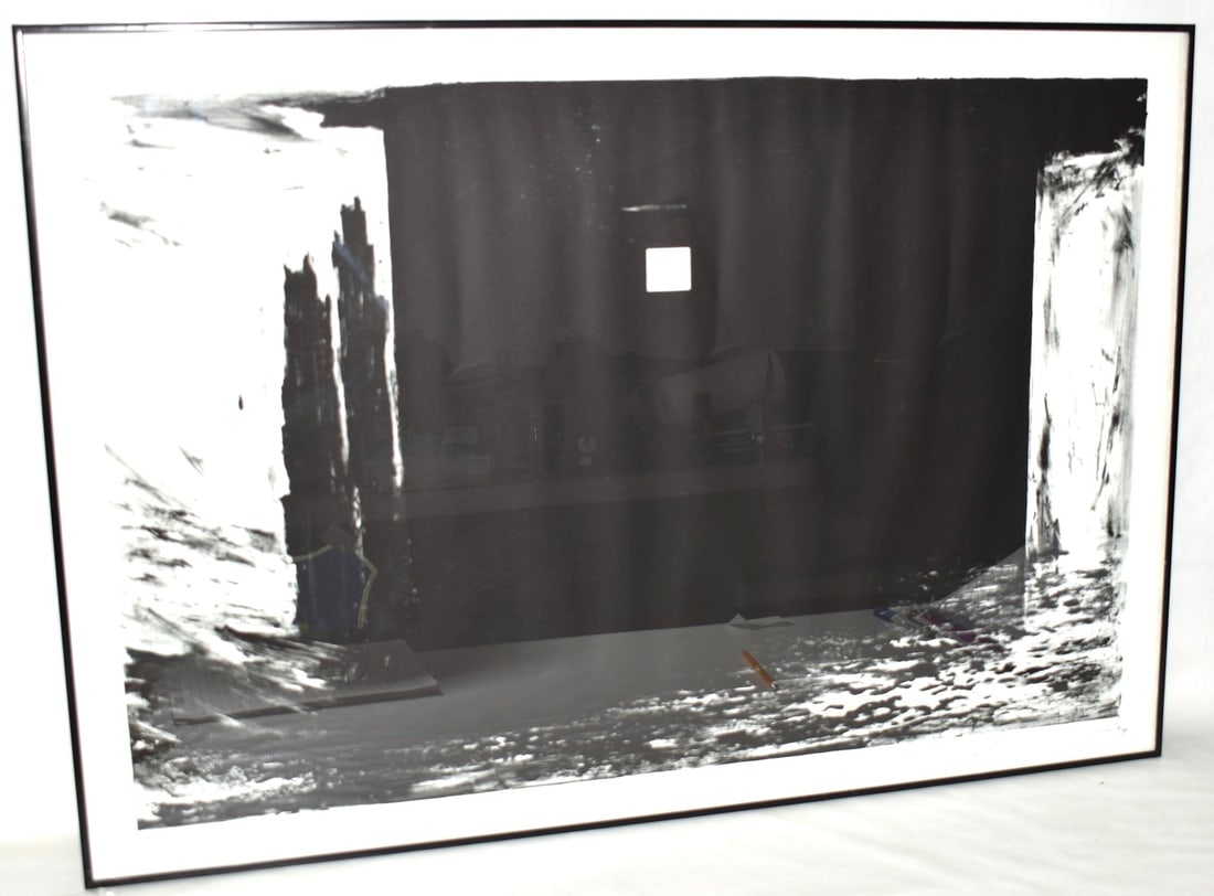 LITHO ABSTRACT SIGNED WILSON (ROBERT 1941-ACTIVE) (1 of 5)