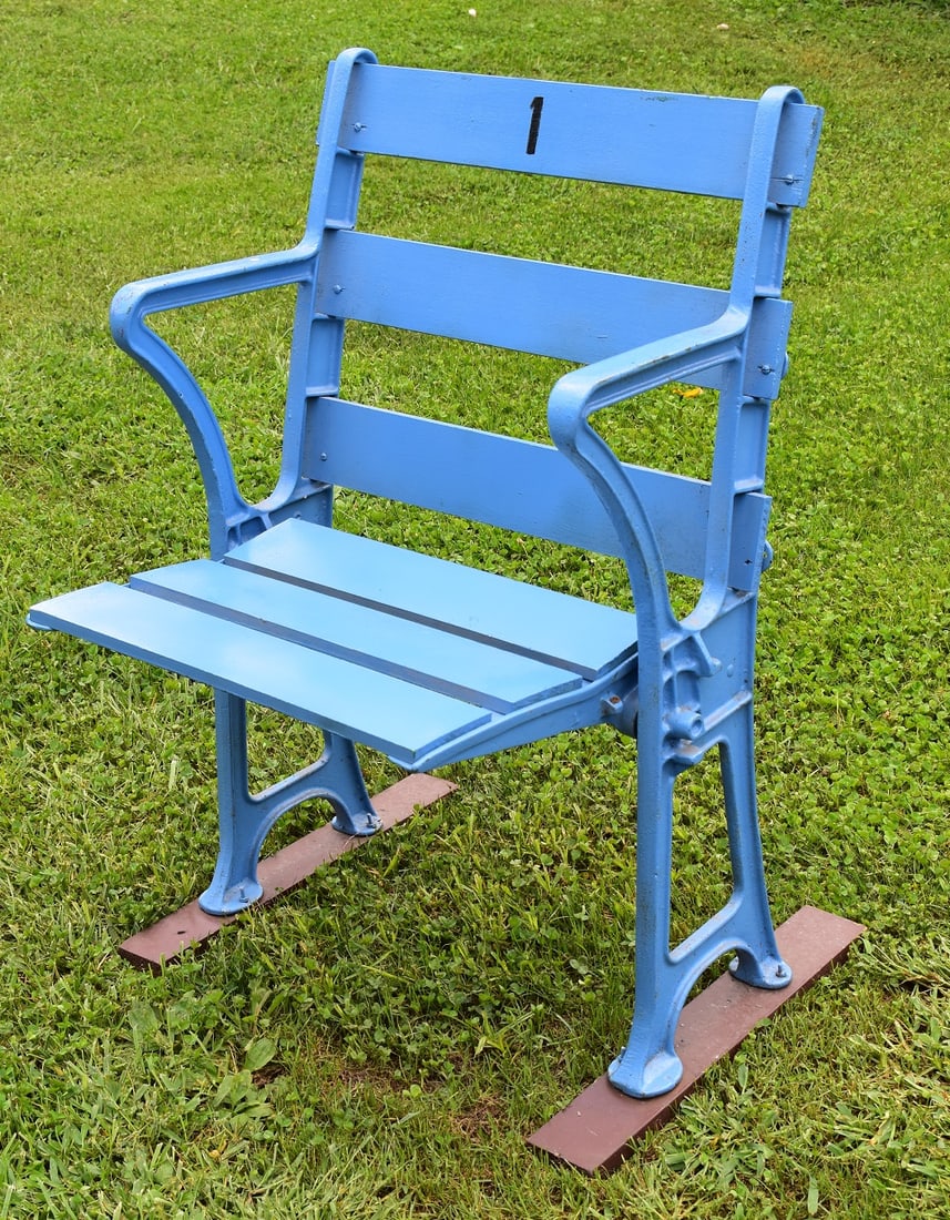 VINTAGE YANKEE STADIUM SEAT, C. 1923 (REFURBISHED) (1 of 6)