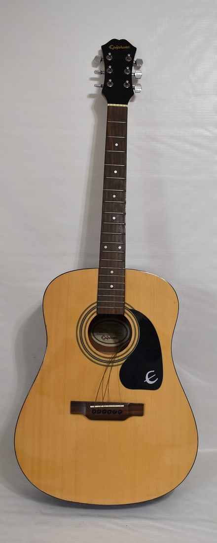 EPIPHONE ACOUSTIC GUITAR MODEL PR100/NA, SER. #97127907 (1 of 11)