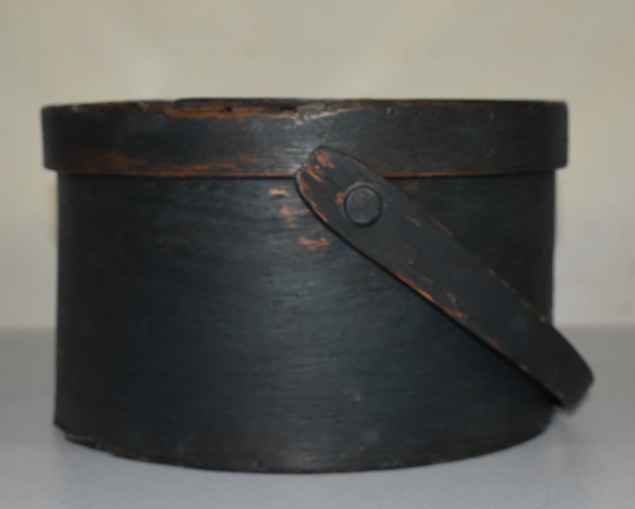 FINE COUNTRY PAINTED (BLUE) PANTRY BOXES W/SWING HANDLE (1 of 14)