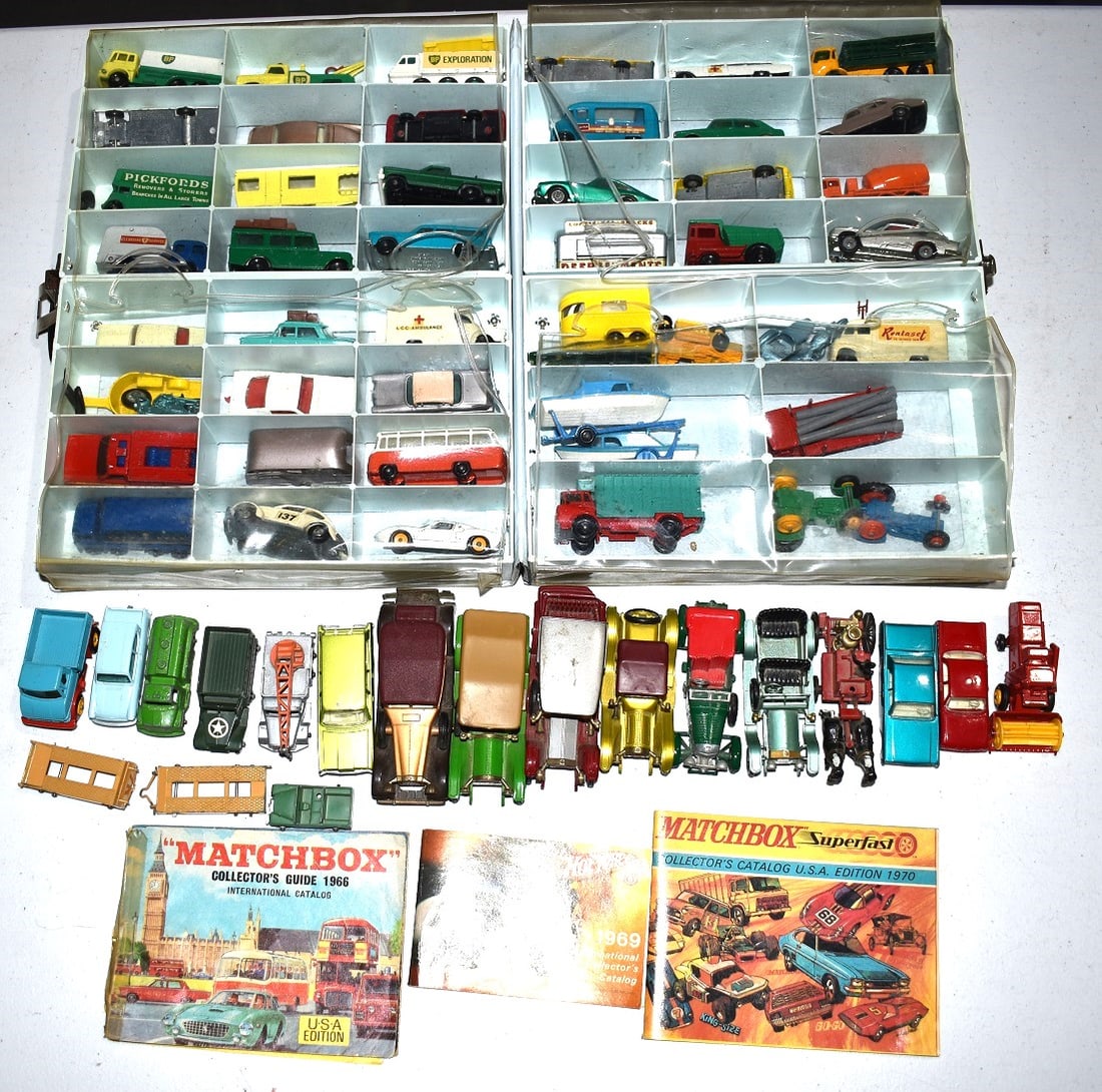 LOT ASSORTED VINTAGE MATCHBOX CARS OF YESTERYEAR (1 of 9)
