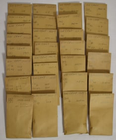 ASSORTED LINCOLN CENTS, 1909-1936, APPROX. 156