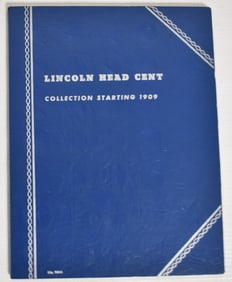 WHITMAN TRI-FOLD LINCOLN HEAD CENT BOOK, 1909-1945D