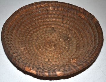 VERY EARLY AMERICAN INDIAN COIL BASKET, 19/20TH C.