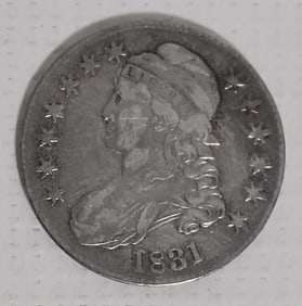 1831 CAPPED BUST SILVER HALF DOLLAR