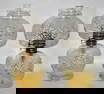 PR. VICT. DAISY PATTERN FAIRY LAMPS W/4 PANEL MOLD