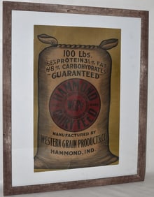 POSTER WESTERN GRAIN PRODUCTS CO. HAMMOND DAIRY FEED