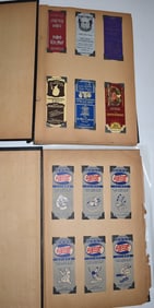 LOT (2) VINTAGE MATCHBOOK COLLECTION ALBUMS