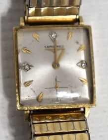 LONGINES 14KT YELLOW GOLD WRISTWATCH, C. 1950/60