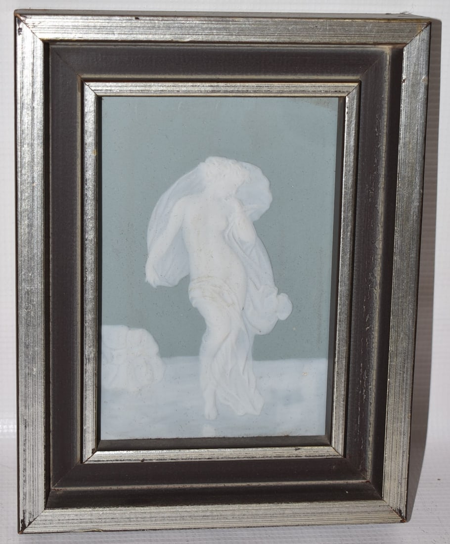 FRENCH LIMOGES PATE SUR PATE PORC PLAQUE SIGNED THARAUD (1 of 5)