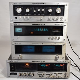 3 MARANTZ INTEGRATED AMP & TUNER MODEL #'S 3200/104/140