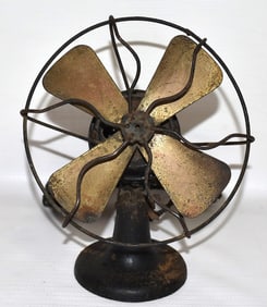 RARE MINIATURE BRASS BLADE FAN "POLAR CUB" TOOLY'S