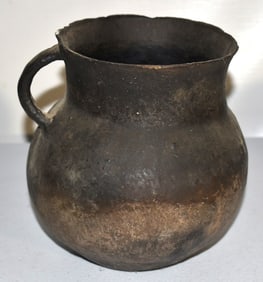 AMERICAN INDIAN UTILITARIAN WATER PITCHER (BLACKWARE)