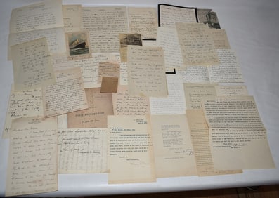 LG GROUP AUTOGRAPHED LETTERS SIGNED TO PROF. PERRIN