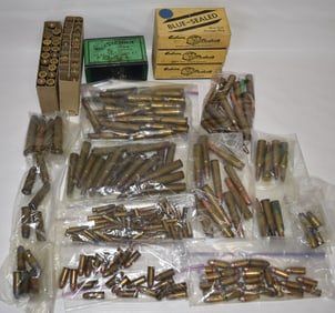 ASST LOOSE AMMO INCL. 45-70/30-30/35 REM/32 AUTO, ETC.