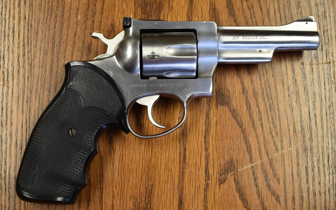 RUGER SECURITY SIX 357 MAG. REVOLVER, SER. #154-93161: RUGER SECURITY SIX .357 MAGNUM REVOLVER, SER. #154-93161 **NICS CHECK REQUIRED**