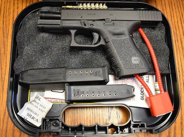GLOCK MODEL 23 .40 CAL. HANDGUN, SER. #NFK095
