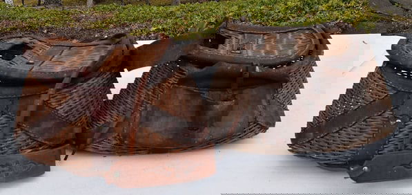 LOT (2) FISHING CREELS, 19/20TH C.