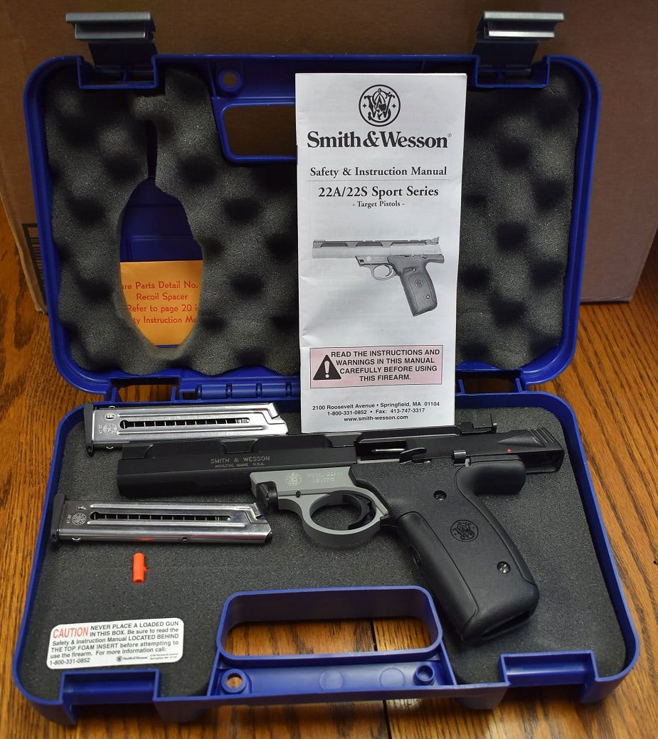 SMITH & WESSON MODEL 22A-1 .22 CAL. HANDGUN: SMITH & WESSON MODEL 22A-1 .22 CAL. HANDGUN, SER. #UBU0718 **NICS CHECK REQUIRED**