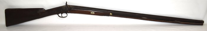 GODDARD FOWLER RIFLE, 19TH C., L. 50" OVERALL