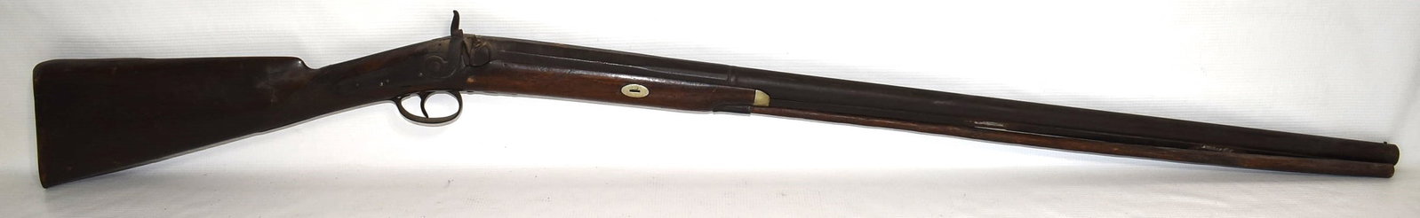 GODDARD FOWLER RIFLE, 19TH C., L. 50" OVERALL: GODDARD FOWLER RIFLE, 19TH C., L. 50" OVERALL