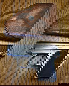 BROWNING PAT. NATIONALE D'ARMES 25 CAL SEMI-AUTO PISTOL