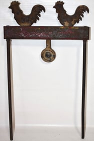 VINT. CAST IRON/STEEL SHOOTING GALLERY TARGET C 1940/50