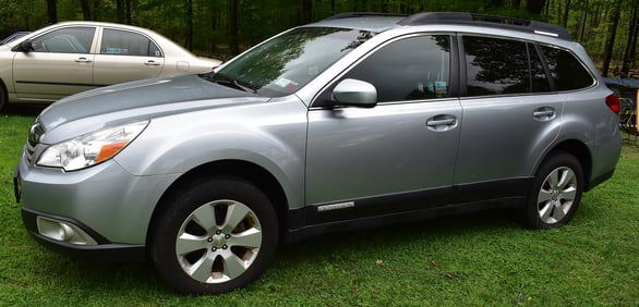 2012 SUBARU OUTBACK SUBURBAN GRAY, 26,803 MILES