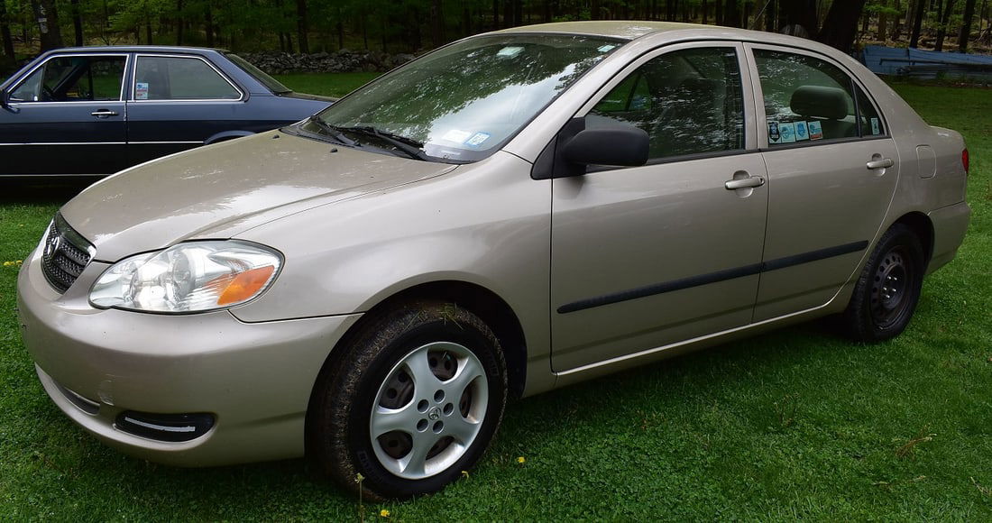 2007 TOYOTA COROLLA 4 DOOR SEDAN CHAMPAGNE, 78118 MILES (1 of 10)