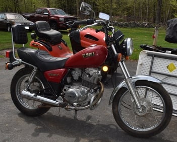 1980 YAMAHA EXCITER 1 SR-250 ROAD MOTORCYCLE, 579 MILES