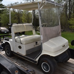 YAMAHA BATTERY POWERED GOLF CART, VIN #J56-102533