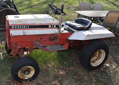 1962 GRAVELY TRACTOR W/SNOW BLOWER ATTACHMENT/PAPERWORK