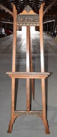 VICTORIAN CHESTNUT EASEL, 19/20TH C.