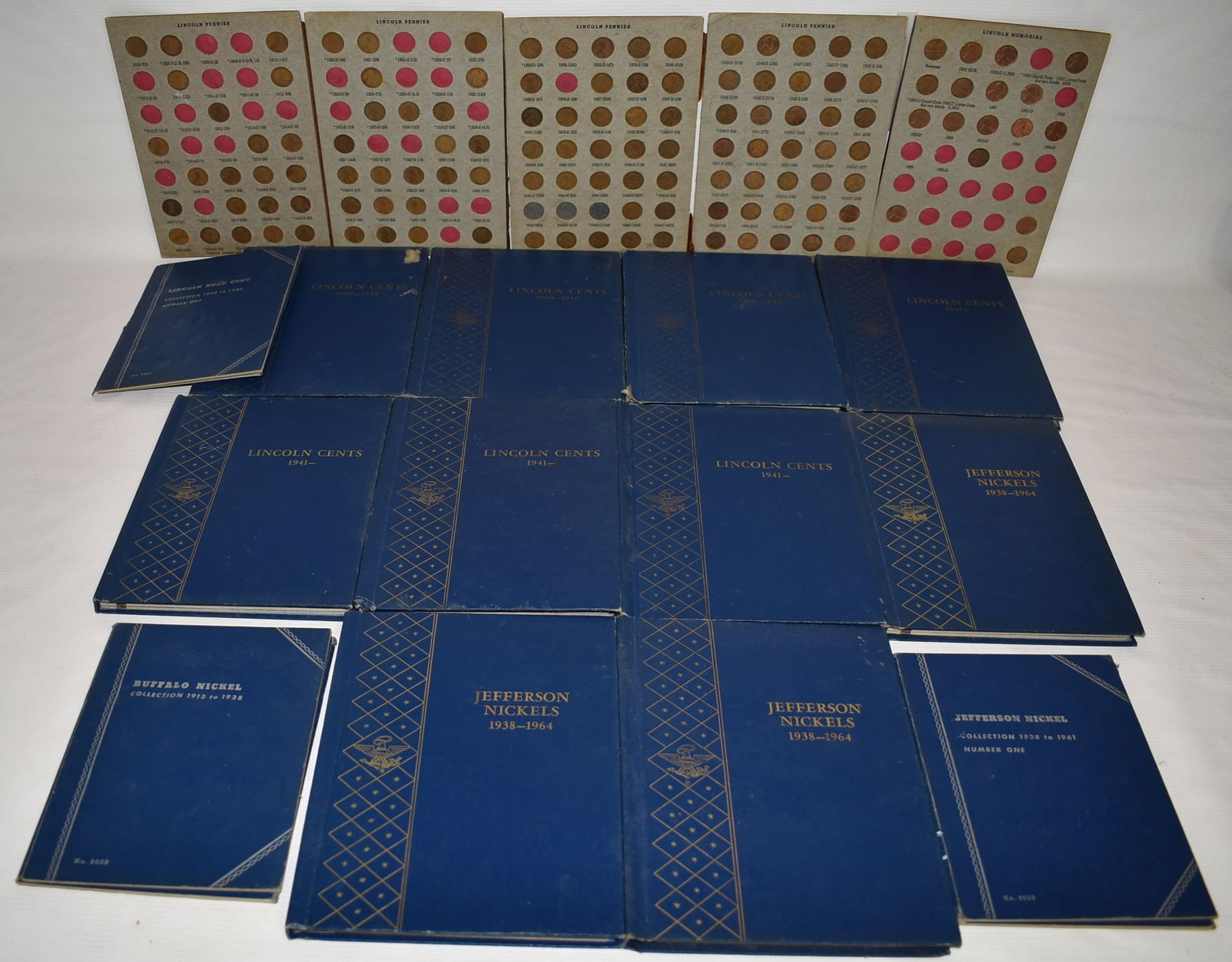 LOT (13) WHITMAN COIN BOOKS (ALL PARTIAL) (1 of 18)