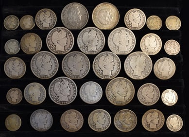 LOT ASSORTED ESTATE SILVER COIN, $10 FACE VALUE