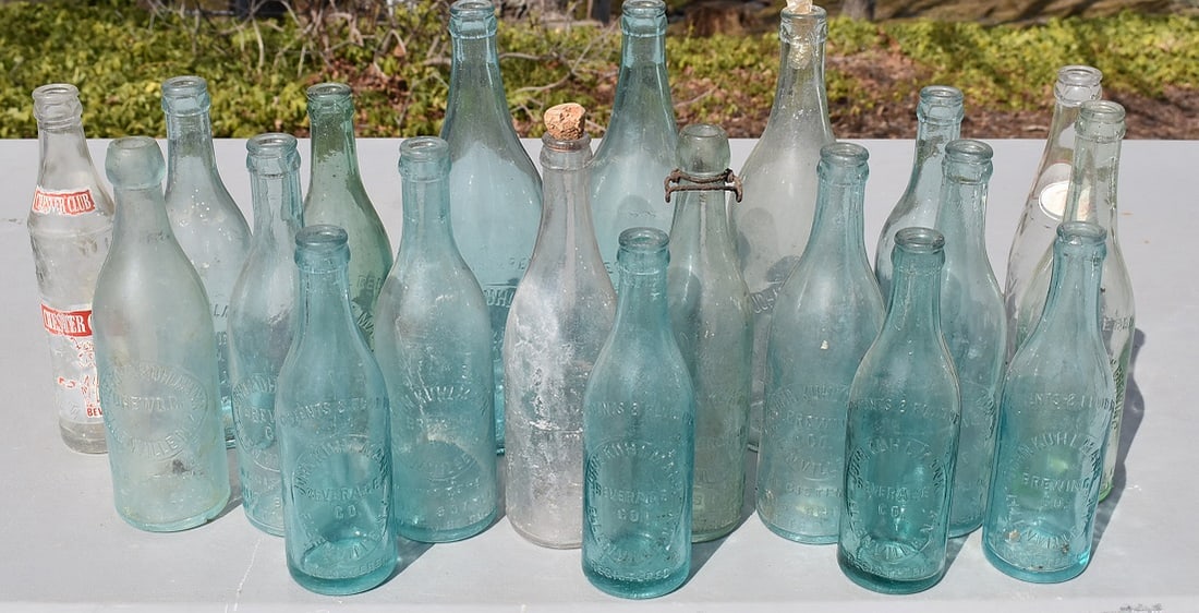LOT ASSORTED SODA BOTTLES INCL. JOHN K. KUHLMANN (1 of 14)