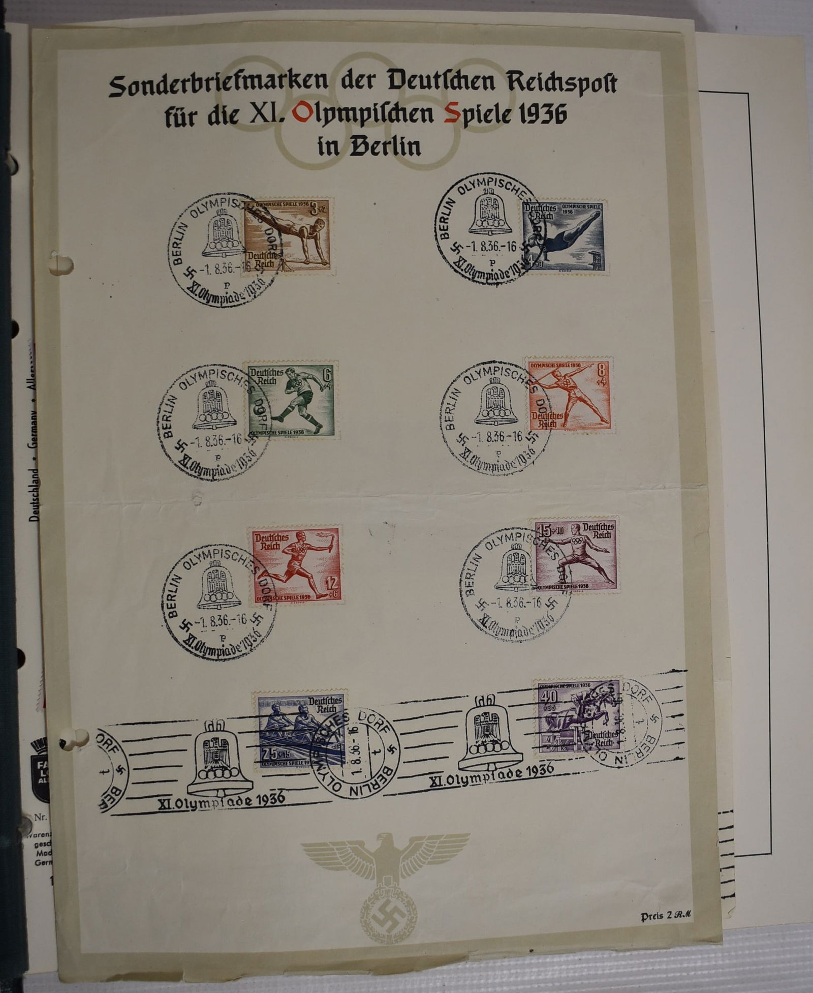 GERMAN POSTAGE STAMP ALBUM FULL  MINT/USED STAMPS (1 of 11)
