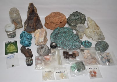 LARGE LOT ASSORTED MINERAL SPECIMENS