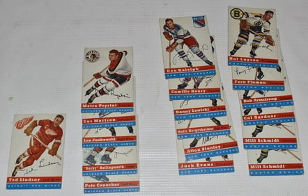 LOT ASSORTED 1955/56 PARKHURST HOCKEY CARDS