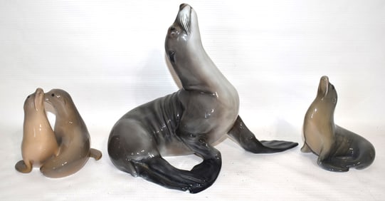 (3) INCL. ROSENTHAL/ROYAL COPENHAGEN PORCELAIN SEALS