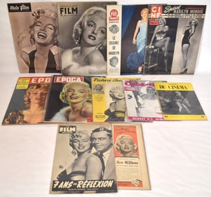 LOT (11) VINTAGE MARILYN MONROE MAGAZINES, 1953/62