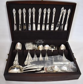 WESTMORELAND STERLING FLATWARE SERVICE FOR 12